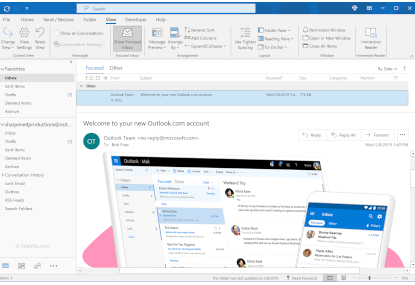Outlook mail kurulumu